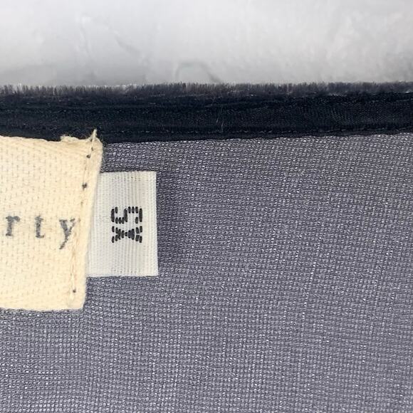 Johnny Was 4 Love & Liberty Velvet Kimono Size XS Blue oversized Embroidered - Picture 7 of 8